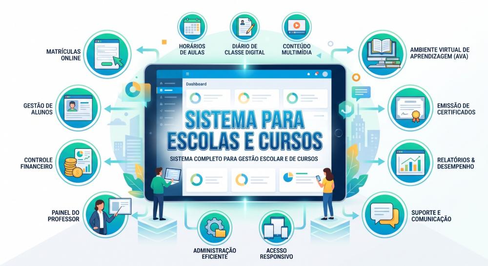 Sistema para Escolas e Cursos